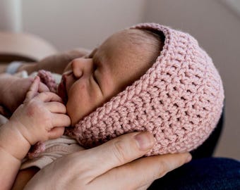 Crochet Baby Bonnet, Newborn Bonnet Hat, Baby Bonnet, Infant Bonnet, Toddler Bonnet, Baby Photo Prop, Newborn Outfit, Crochet Baby Girl