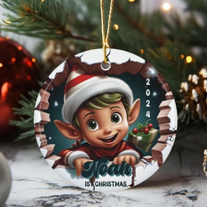 My First Christmas Ornament Personalized Baby&#39;s First Christmas Ornament Custom Name Ornament for Kids Christmas Gift Ideas Family Keepsake.