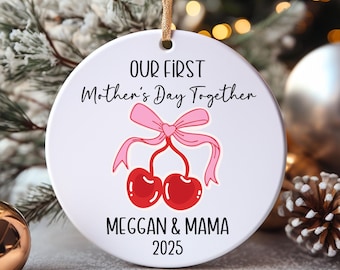 First Mothers Day Together Ornament Personalized Gift for New Mom Custom Present from Baby Gift for Mom Personalised Mother&#39;s Day Keepsake