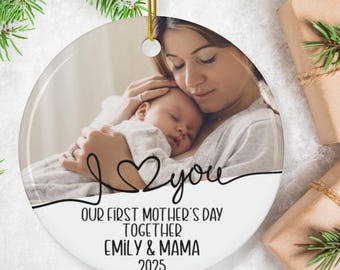First Mothers Day Together Ornament Personalized Gift for New Mom Custom Present from Baby Gift for Mom Personalised Mother&#39;s Day Keepsake