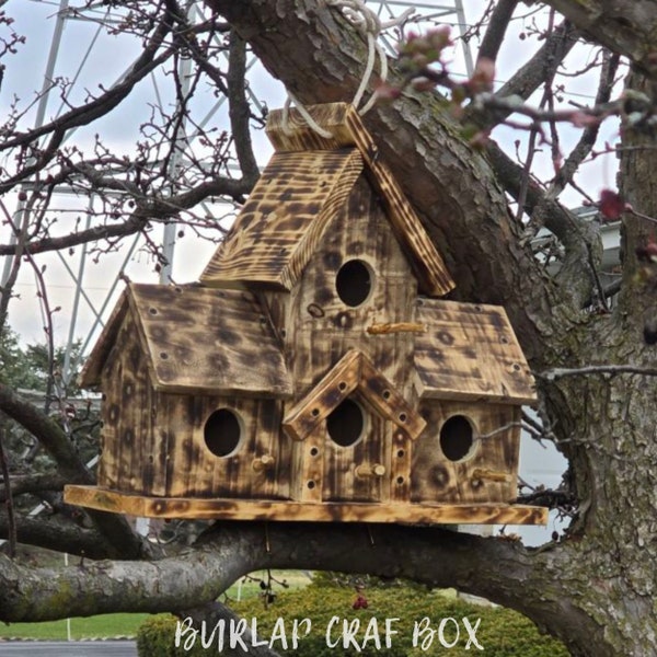 Image showcasing Large Bird House - Etsy