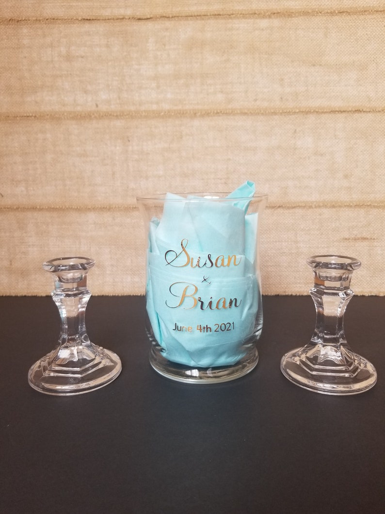 Personalized Unity Candle Holder Set for Weddings/ Etsy