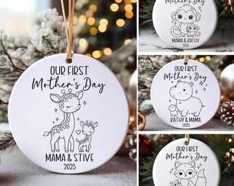 First Mothers Day Together Ornament Personalized Gift for New Mom Custom Present from Baby Gift for Mom Personalised Mother&#39;s Day Keepsake