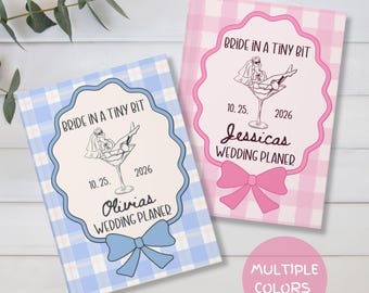 Personalized Wedding Planning Journal Hardcover Custom Engagement Gift for Bride to Be Bridal Shower Present Future Mrs. Bachelorette Gift