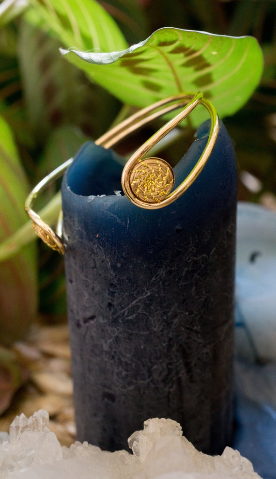 Dainty Gold Cuff Bracelet Boho Chic Jewelry Minimalist Gold Etsy
