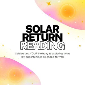 Lectura de la carta natal de retorno solar: lectura detallada de la carta natal, regalo de cumpleaños astrológico para ella, lectura de la carta de cumpleaños para uno mismo o un amigo