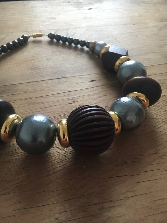 Oversized Statement Necklace - image 2