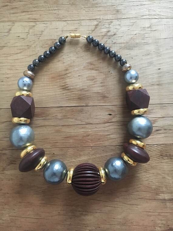 Oversized Statement Necklace - image 1