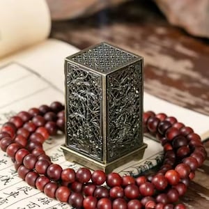 Queimador de Incenso | Decoração para Casa | Enfeite de Aromaterapia | Porta-Incenso Estilo Oriental | Porta-Incenso Tradicional | Porta-Cone de Incenso