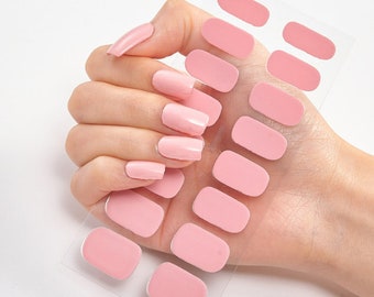 Barbie Pink Nail Stickers: Easy No-Chip Manicure, No UV Light