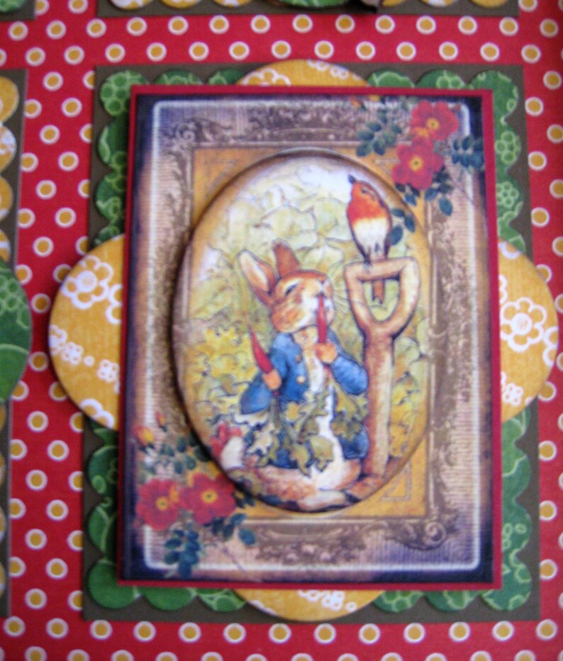 Vintage Rabbits Framed Art Wall Art Beatrix Potter Etsy