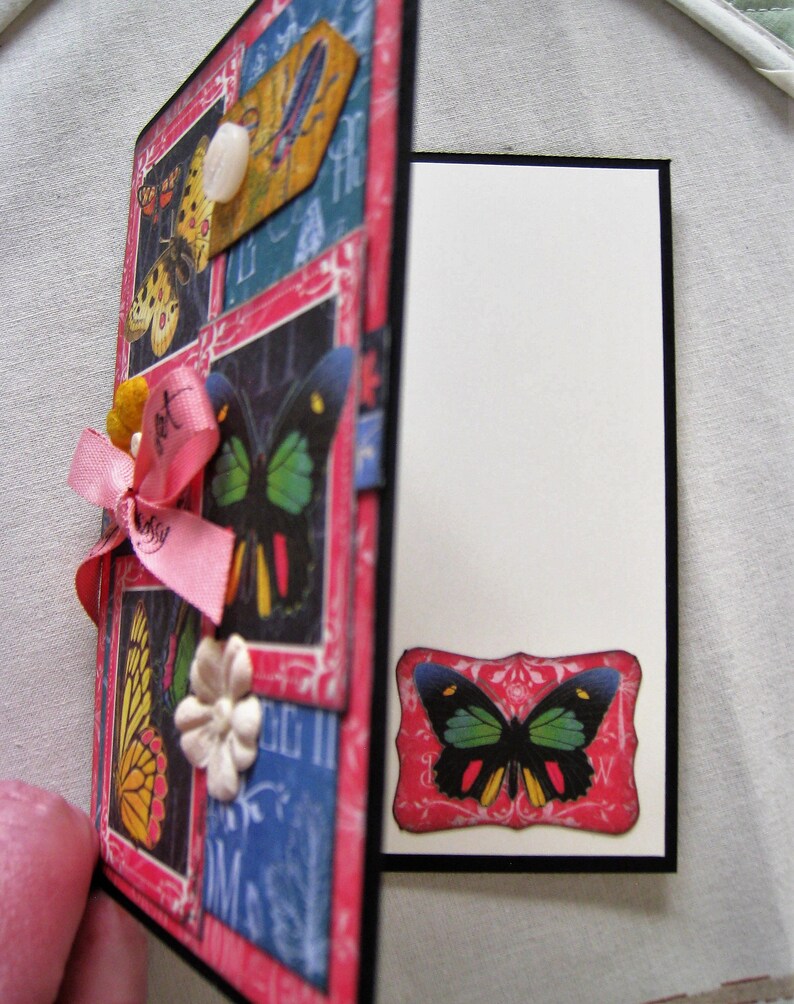 graphic 45 handmade card flutter take flight etsy