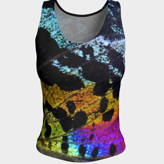 Sunset Moth Wings 3D Tank Top