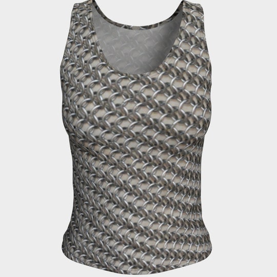 Chainmaille Fitted 3D Tank Top