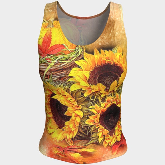 Hello Autumn Tank 3D Tank Top