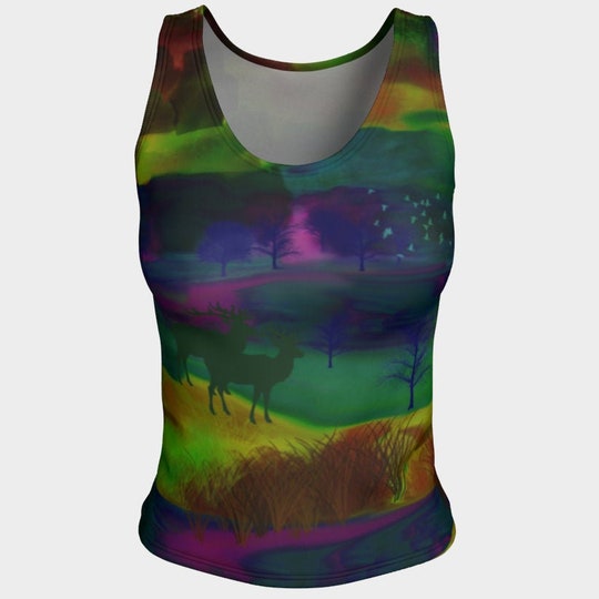 Colorful Scenic 3D Tank Top