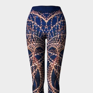 Sea Whip Coral Leggings,Active Wear,Workout Leggings,Leggins Woman,Yoga Leggings,Festival Leggings, Undersea Leggings,Living Coral Ocean Sea