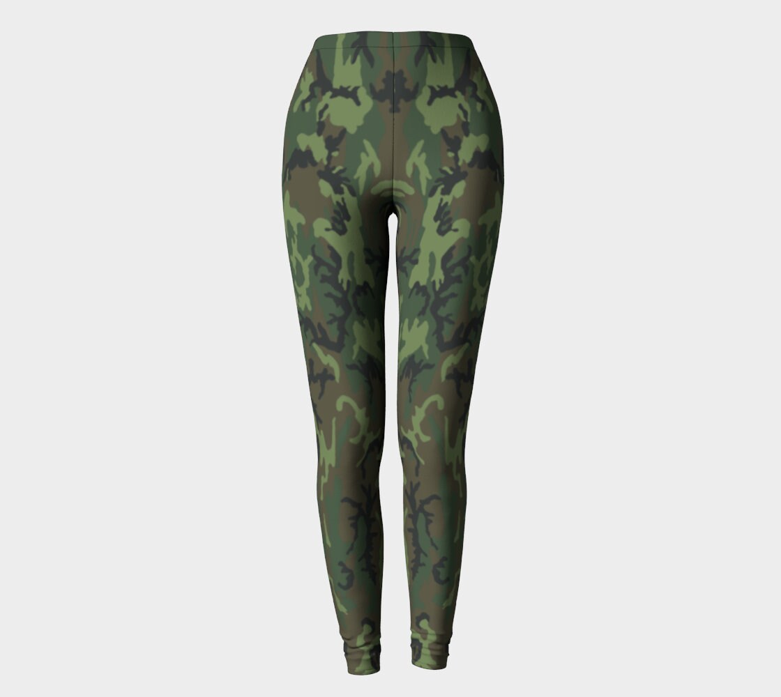 Leggings de camuflaje verde leggings de yoga pantalones de yoga ropa activa leggings de entrenamiento leggings de camuflaje mujer leggins pantalones de yoga de camuflaje leggings de gimnasio Etsy Mexi...