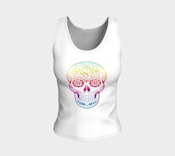 sugar skull tank top