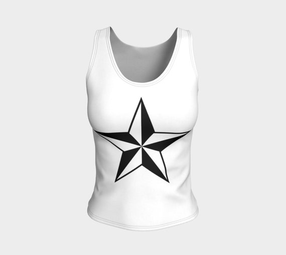Nautical Star Tank Top, Fitted Tank Top, Athletic Tank Top, Fitted Tank Tops  for Women, Yoga Tank Top, Workout Tank Top, Active Wear, Gym -  Canada
