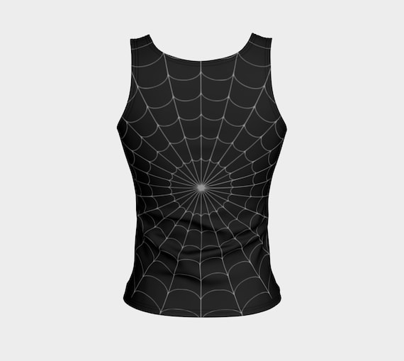 Spider Web Tank Top, Fitted Tank Top, Athletic Tank Top,fitted Tank Tops  for Women,yoga Tank Top,workout Tank Top,gym Tank Top, Spider Woman -   UK