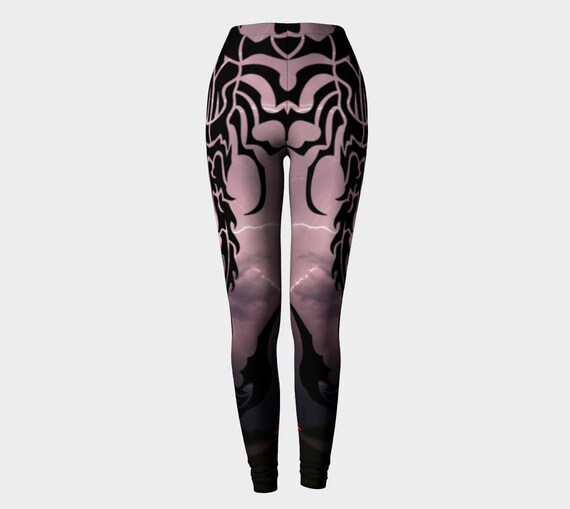 Black Scorpion High Waist Compression Legging