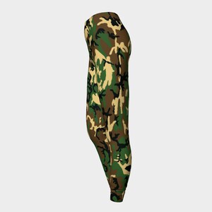 Army Camo Leggings, Yoga Leggings, Yoga Pants, Active Wear, Workout Leggings, Camo Leggings, Leggins Woman, Camo Yoga Pants, Gym Leggings image 3