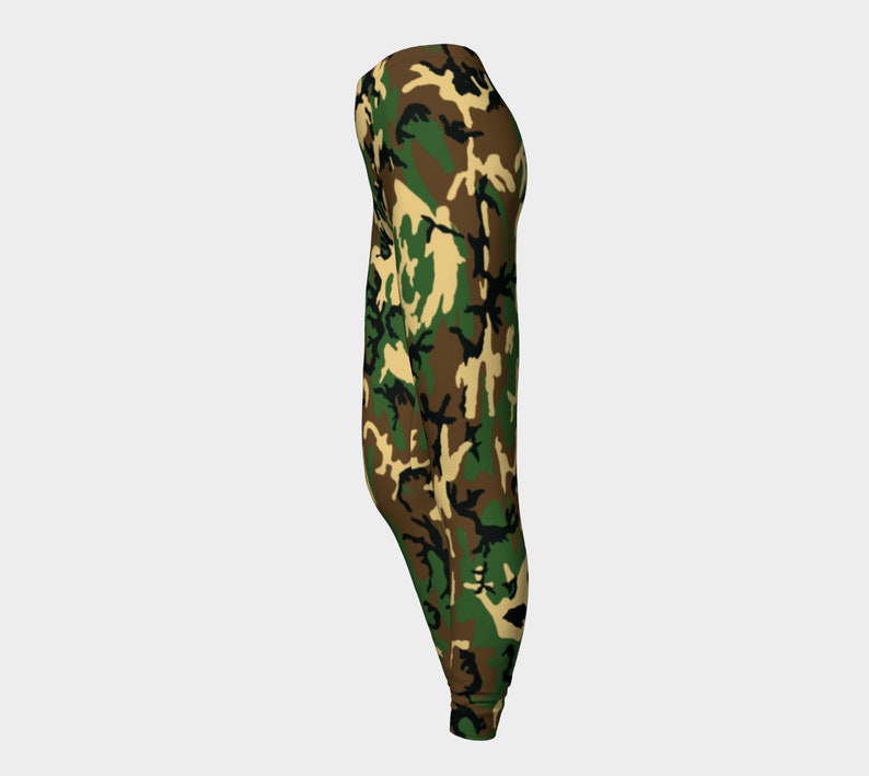 Army Camo Leggings, Yoga Leggings, Yoga Pants, Active Wear, Workout Leggings, Camo Leggings, Leggins Woman, Camo Yoga Pants, Gym Leggings image 3