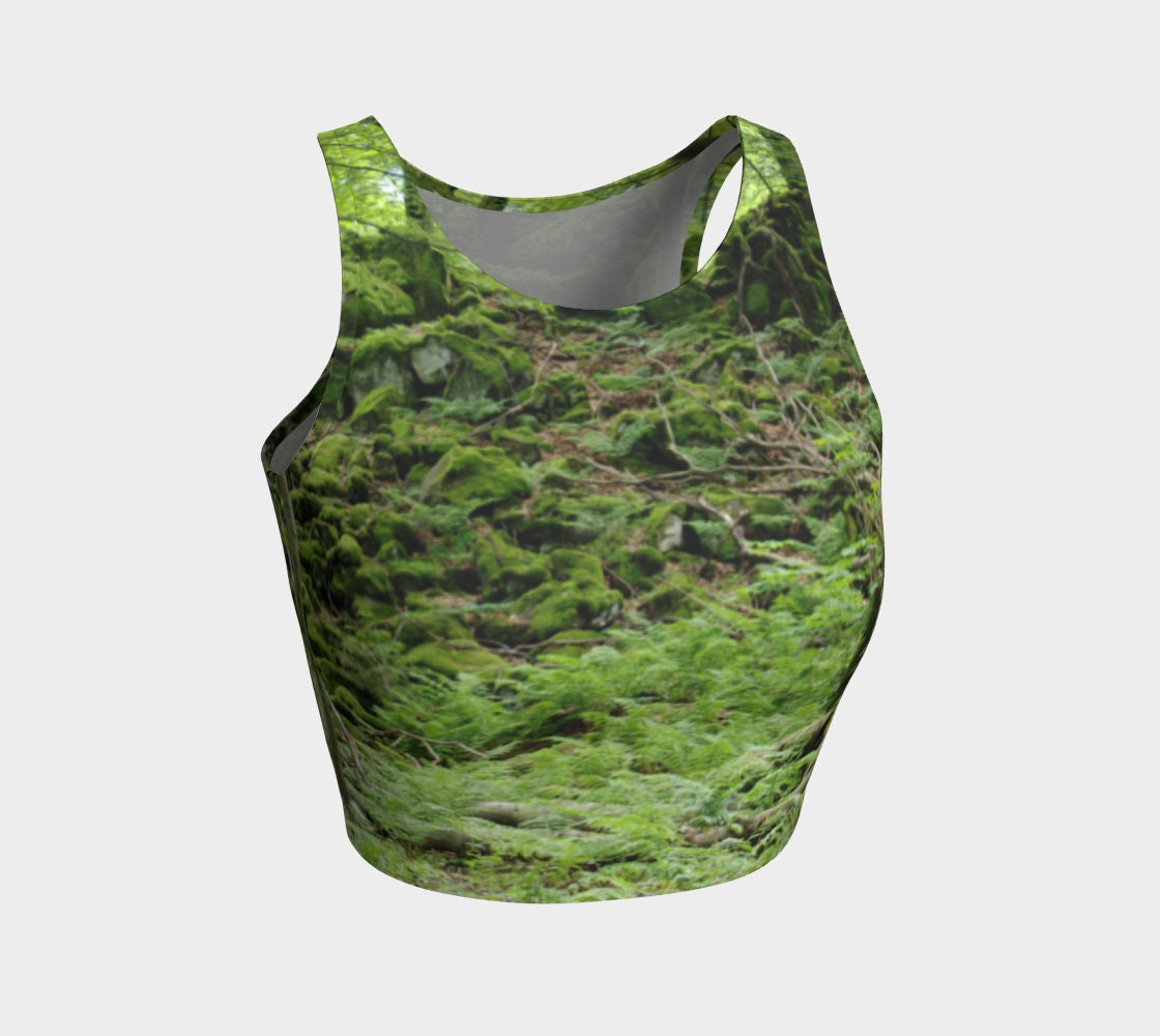 camo crop top shirt