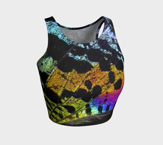 athletic crop tank top