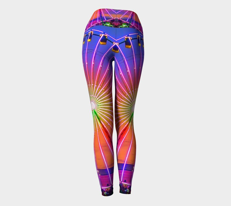 Ferris Wheel Yoga Leggings, Amusement Park Leggings,yoga Pants,active