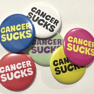 Cancer Sucks Buttons