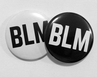 Black Lives Matter BLM Buttons