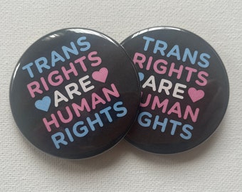 Trans Rights are Human Rights Buttons