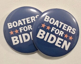 Boaters for Joe Biden Buttons