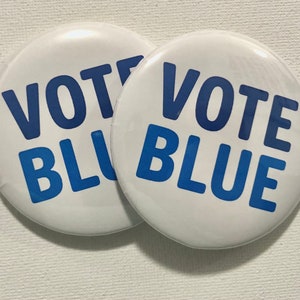 Vote Blue Buttons