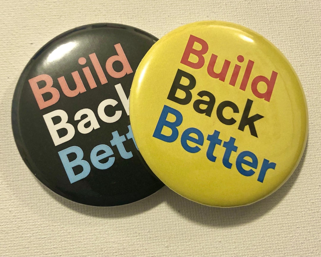 Build Back Better Buttons - Etsy