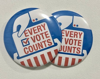 Every Vote Counts Buttons