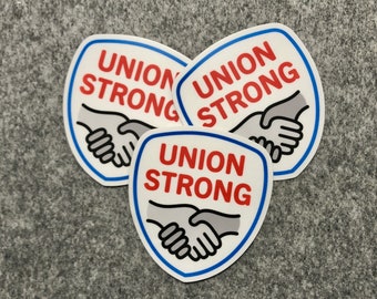 Stickers Union Strong Pro Union