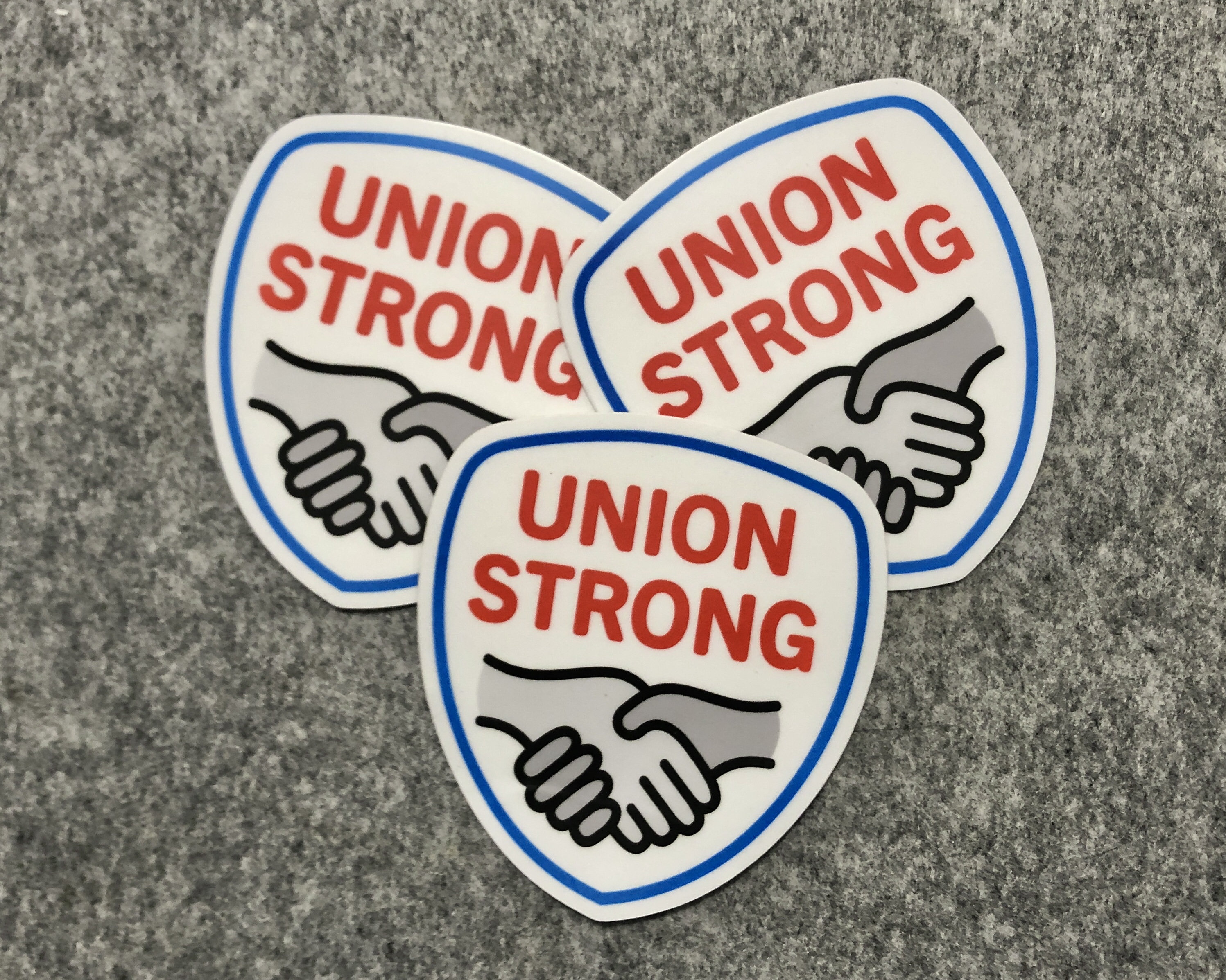 Union Strong Pro Union Stickers - Etsy