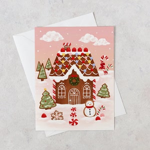 Gingerbread Kingdom - Christmas Card - Greeting Card - Merry Christmas - Greeting Card - Illustrated Card