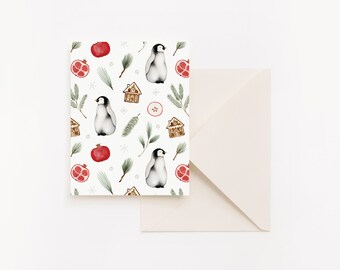 Christmas Card - Little Penguin