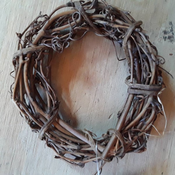 3 inch Grapevine Wreath, napkin rings or crafting