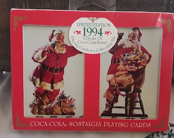 Coca-Cola Limited Edition 1994 Playing Cards in a Collectable Tin