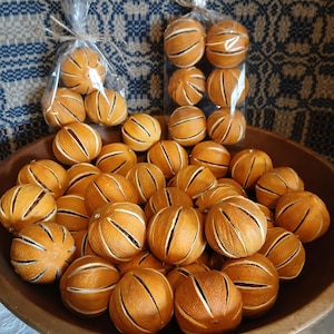Whole Dried Orange for Primitive Decor or Potpourri, Bowl Fillers