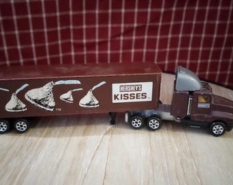 Hershey's Kisses Semi Truck Road Champs Vintage metal toy truck