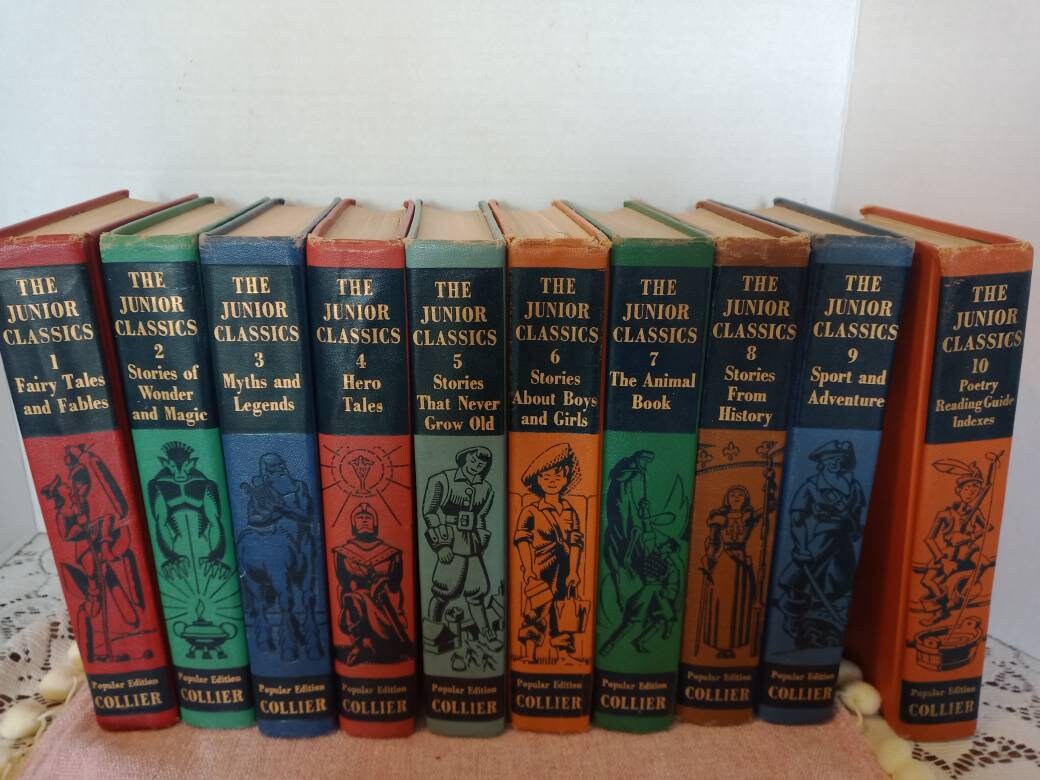 The Junior Classics vintage Books