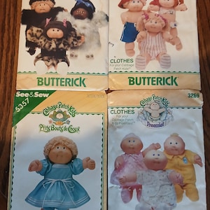 Butterick Cabbage Patch Kids Sewing Pattern - Sold Individually