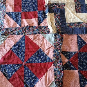 Vintage Cutters Quilt Top Squares, Sold Individually