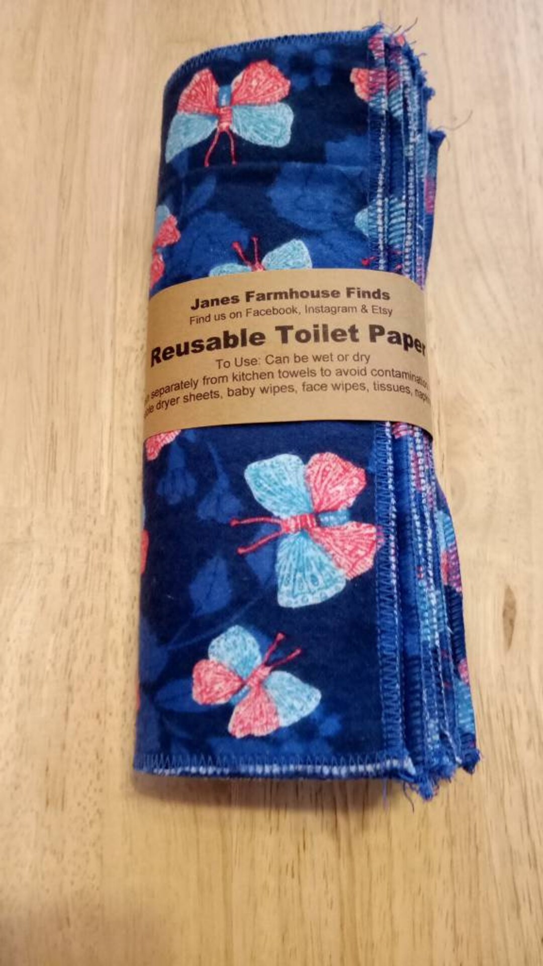 2ply Ecofriendly Reusable Toilet Paper 6x8 Inches 12 Etsy